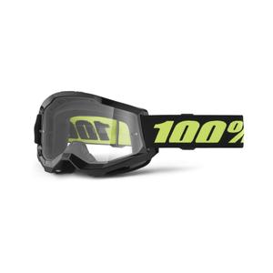 Motocrossbrille 100% STRATA 2 New Solar (klares Plexiglas)