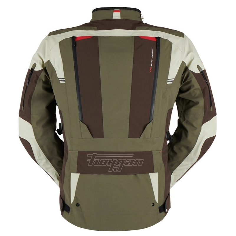Furygan Voyager grün-braun-beige Motorradjacke Ausverkauf