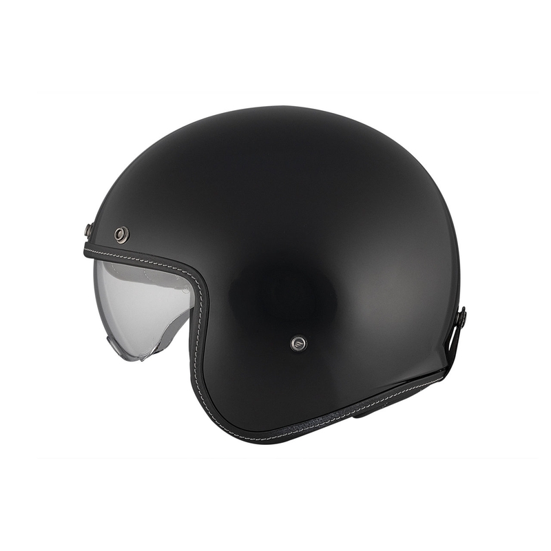 Offener Motorradhelm MT Le Mans 2 SV S SOLID A1 glänzend schwarz