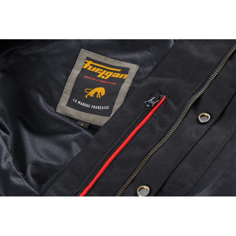 Furygan Marlon X Kevlar Motorradhemd Schwarz