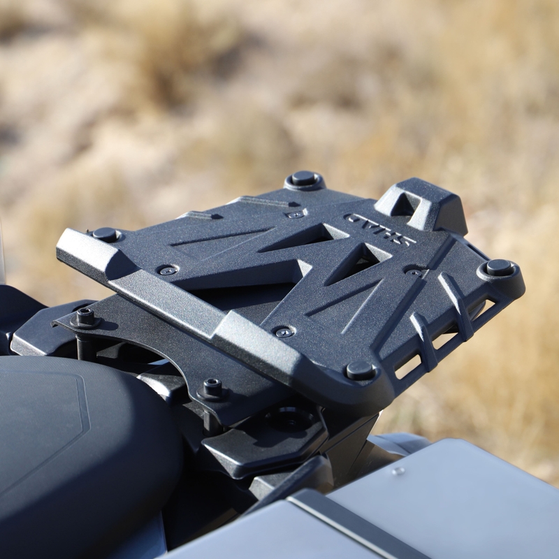 Top case standard plate SHAD TERRA Aluminium schwarz