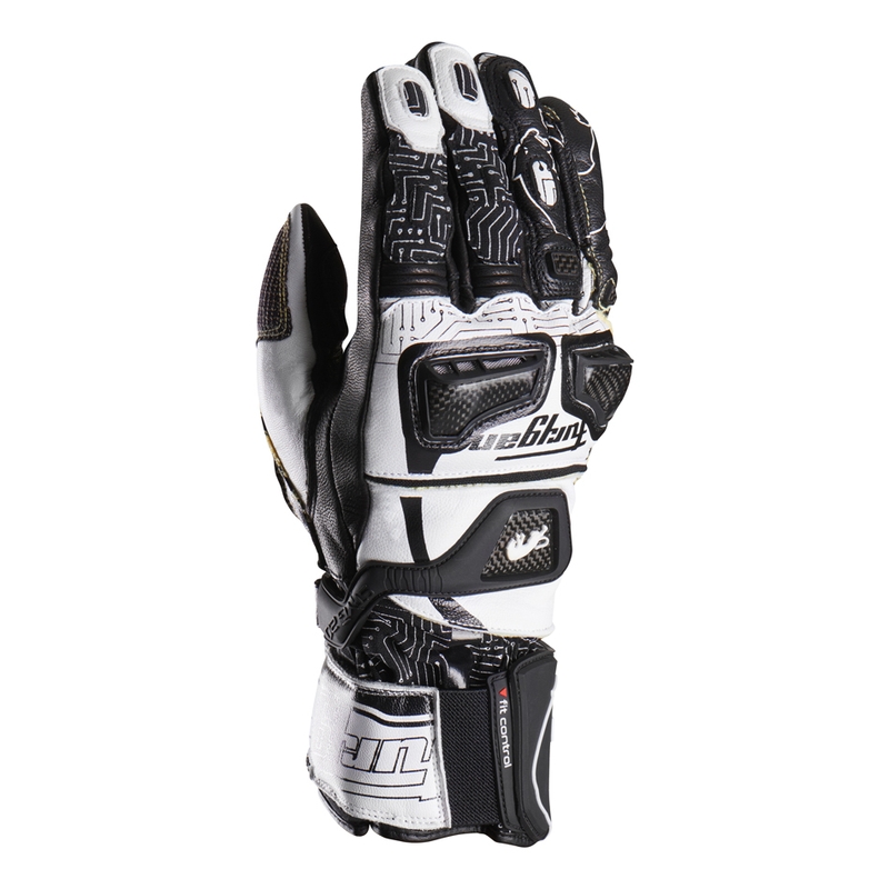 Furygan Styg 20 x Kevlar Motorradhandschuhe weiß-schwarz