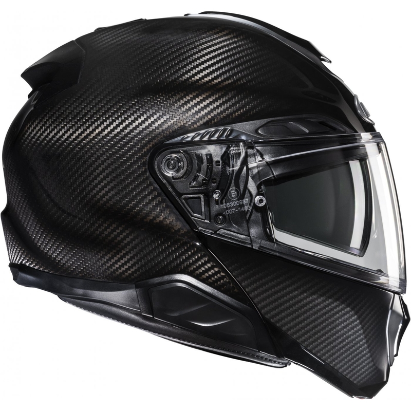HJC RPHA 91 CARBON schwarzer klappbarer Motorradhelm