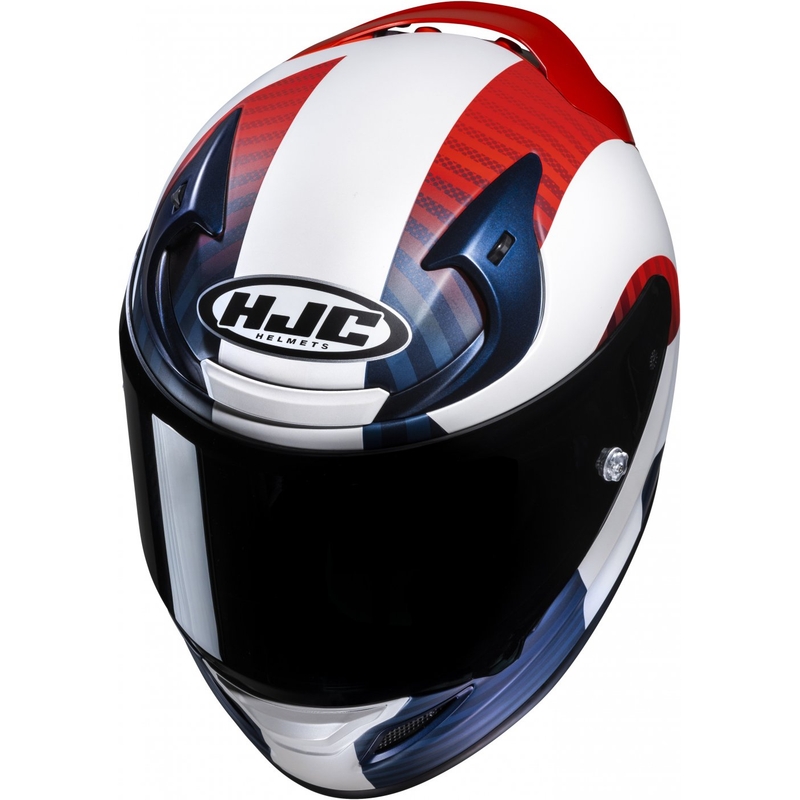 Integral Motorradhelm HJC RPHA 12 Ottin MC21SF weiß-blau-rot