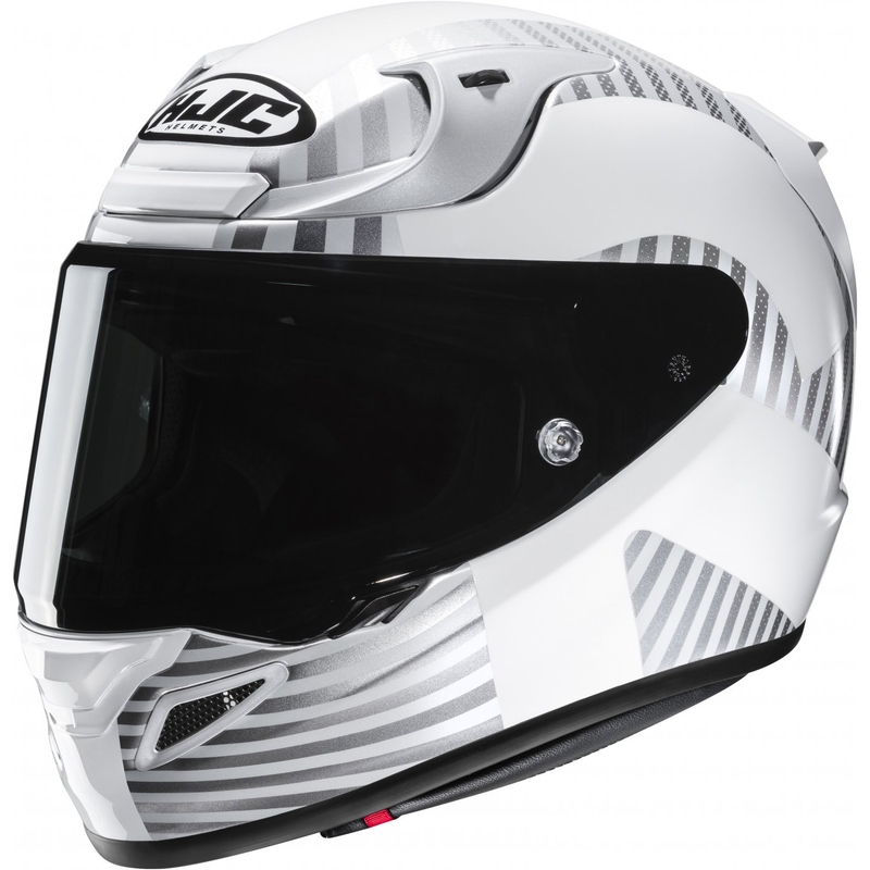 Integral Motorradhelm HJC RPHA 12 Ottin MC10 weiß-grau