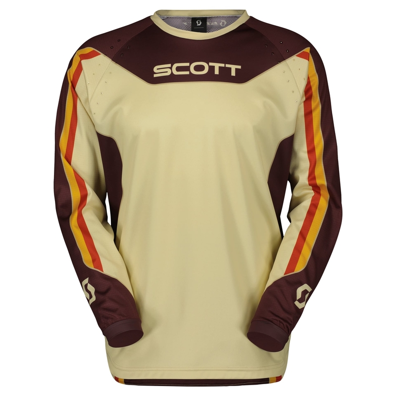 Motocross-Trikot Scott EVO DIRT DEEP braun-beige