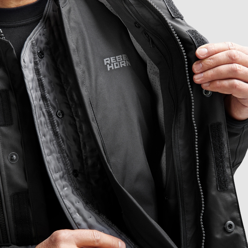 Rebelhorn Cubby V Motorradjacke schwarz
