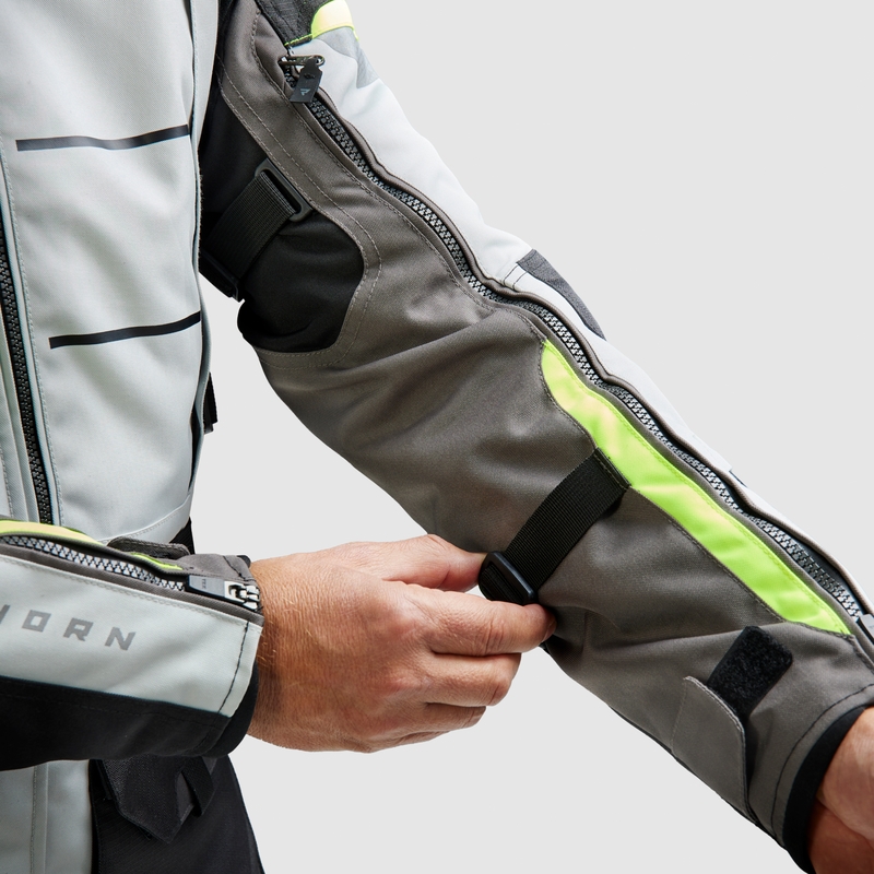 Rebelhorn Cubby V Motorradjacke schwarz-grau-fluogelb