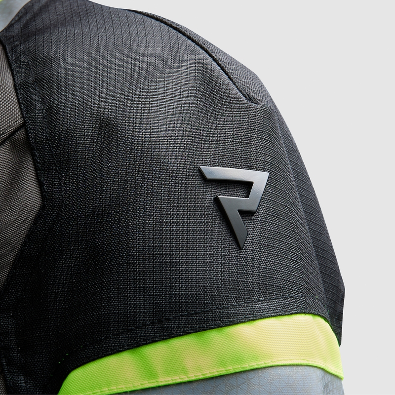 Rebelhorn Cubby V Motorradjacke schwarz-grau-fluogelb