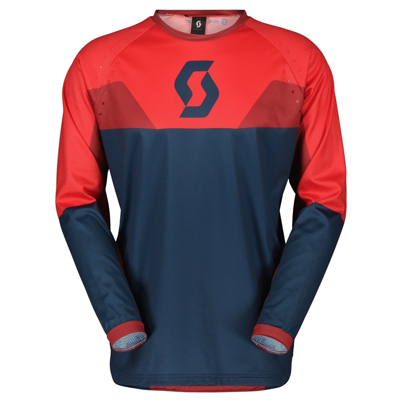 Motocross Trikot Scott EVO TRACK blau-neon rot