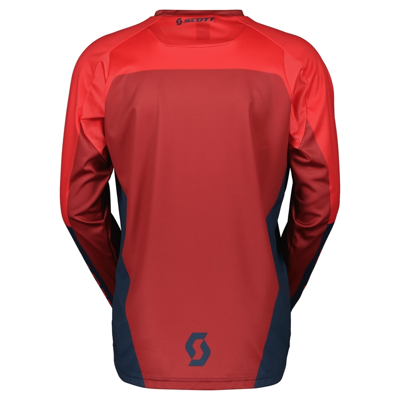 Motocross Trikot Scott EVO TRACK blau-neon rot