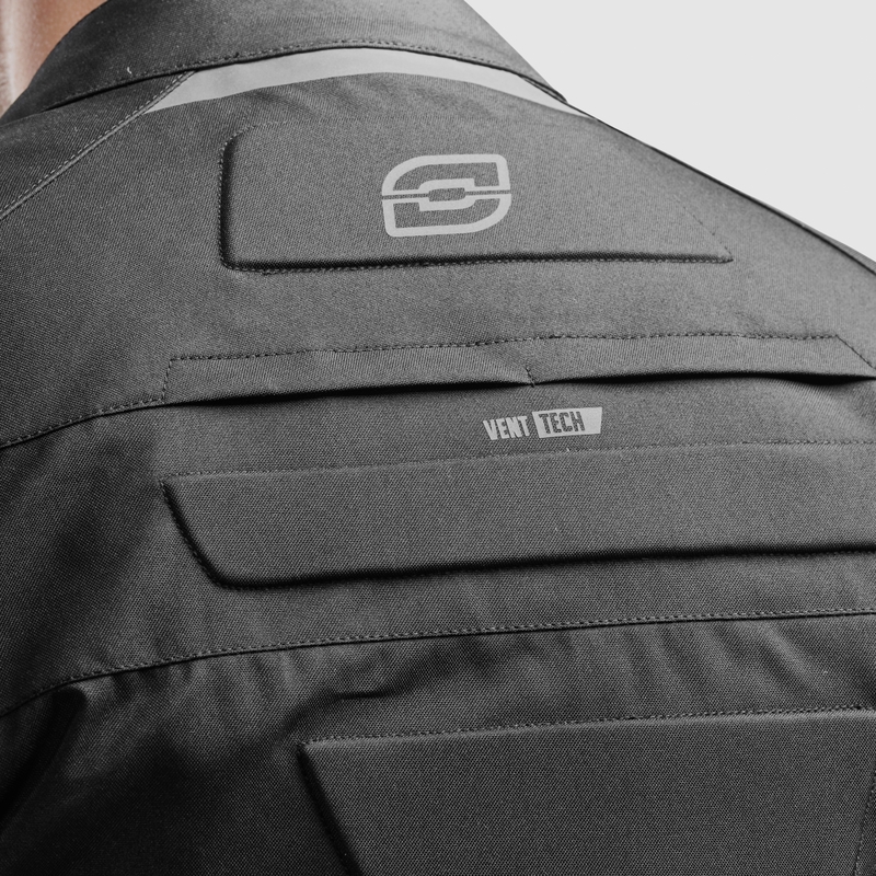 Ozone Rider Motorradjacke schwarz