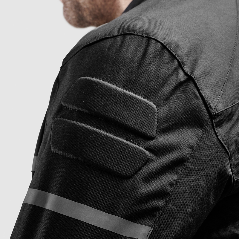 Ozone Rider Motorradjacke schwarz