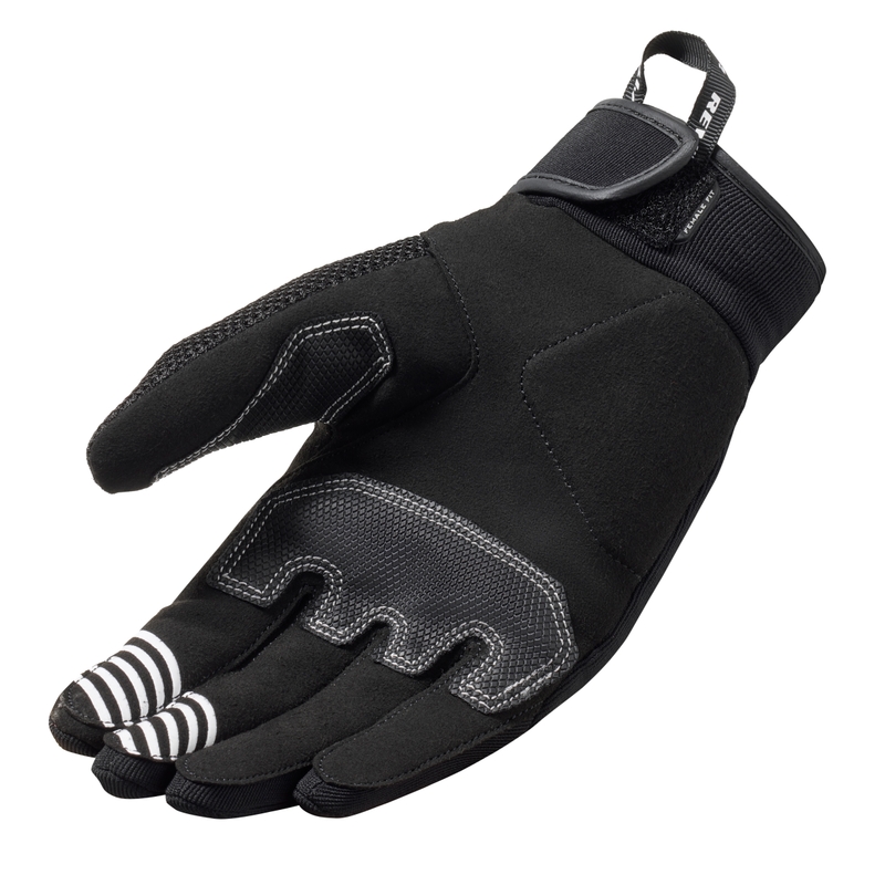 Revit Endo Motorradhandschuhe für Frauen in Schwarz und Weiß