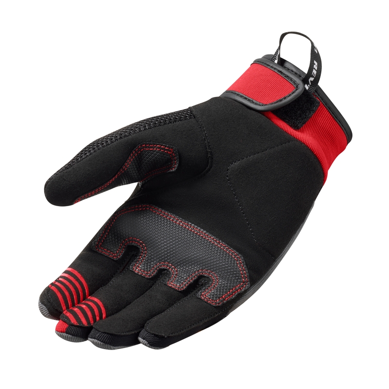 Revit Endo Motorradhandschuhe grau und rot