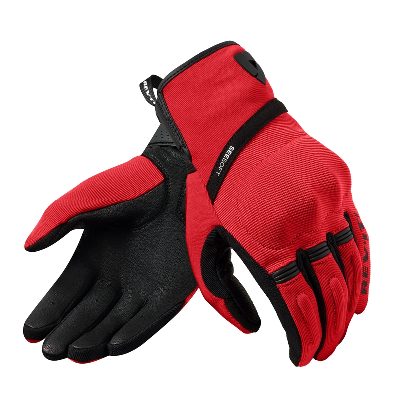 Motorradhandschuhe Revit Mosca 2 rot und schwarz