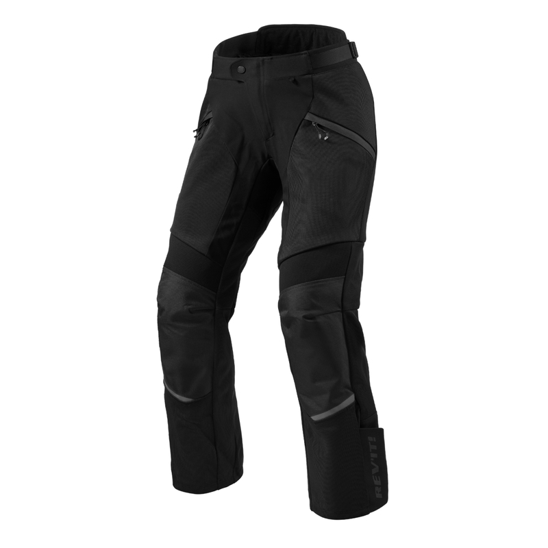 Revit Airwawe 4 Schwarz Gekürzte Motorradhosen für Frauen