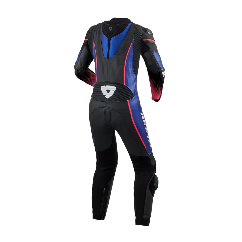 Revit Xena 4 Motorradoverall für Frauen in Schwarz und Blau