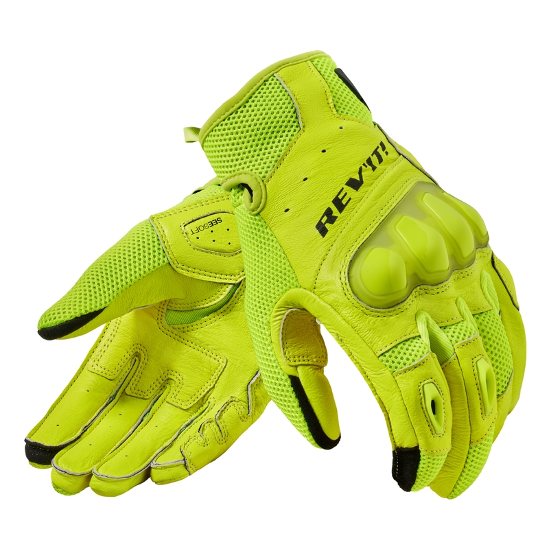 Motorradhandschuhe Revit Ritmo fluo gelb