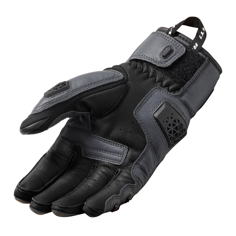 Motorradhandschuhe Revit Sand 4 grau-schwarz Ausverkauf