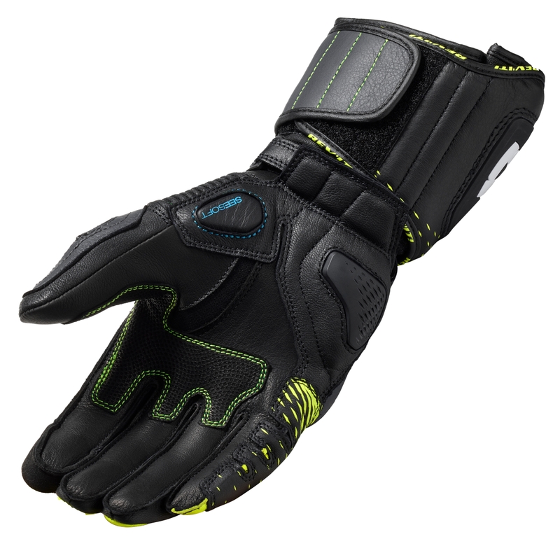 Revit Control Motorradhandschuhe schwarz-fluo gelb
