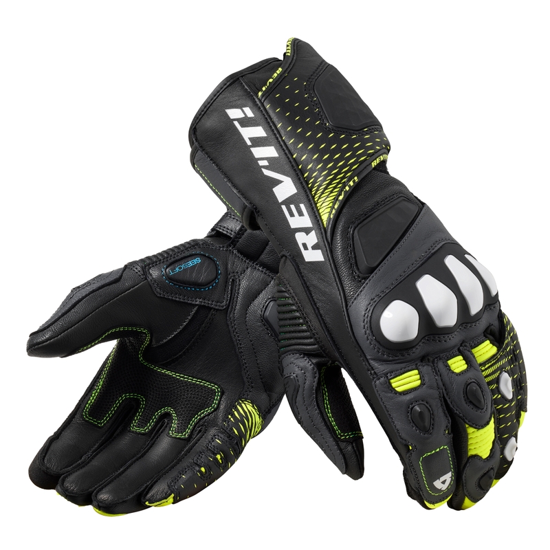 Revit Control Motorradhandschuhe schwarz-fluo gelb