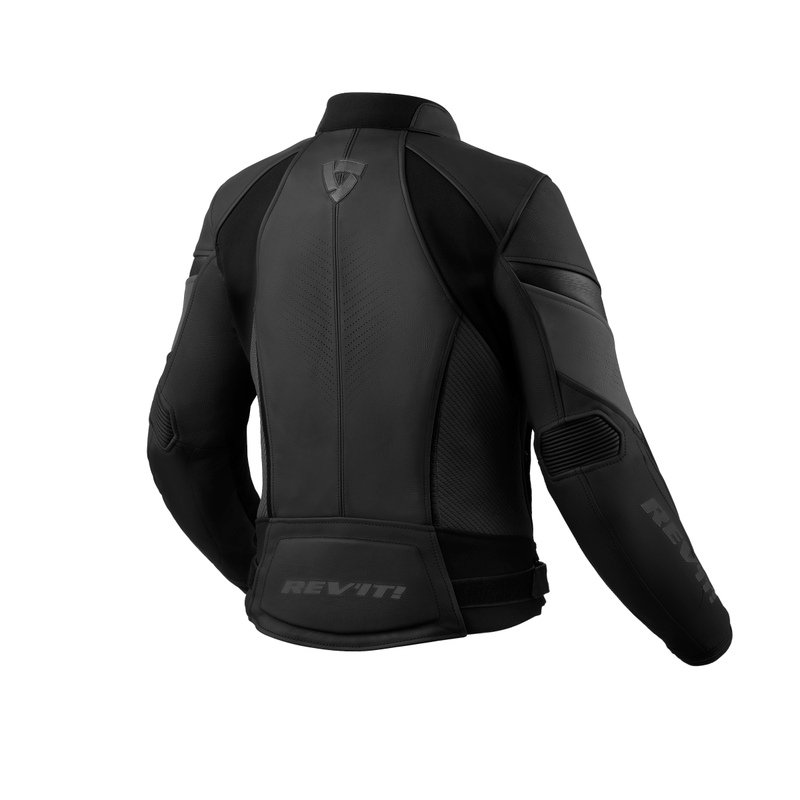 Damen Revit Xena 4 schwarz-anthrazit Lederjacke