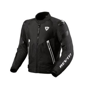 Motorradjacke Revit Control H2O schwarz-weiß