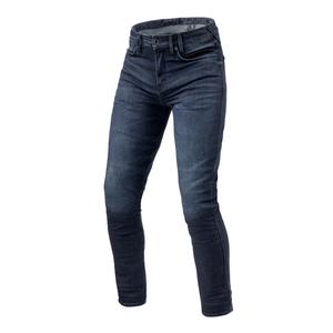 Revit Carlin SK kurze Motorradjeans in Dunkelblau