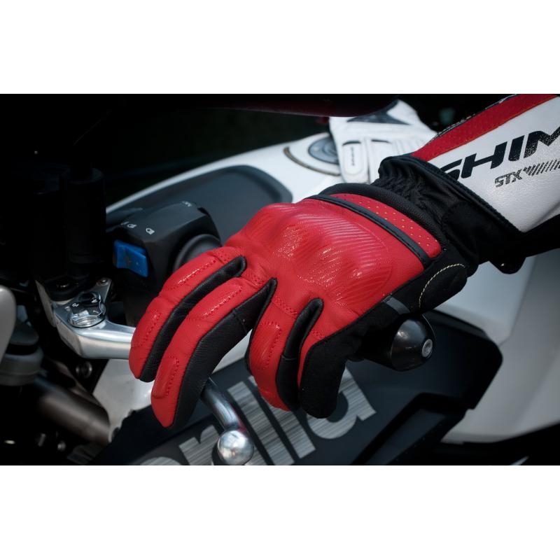 Herrenhandschuhe Shima STX rot Ausverkauf