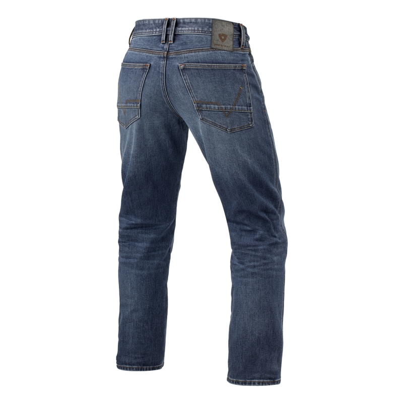 Kurze Motorradjeans Revit Lombard 3 RF in Blau