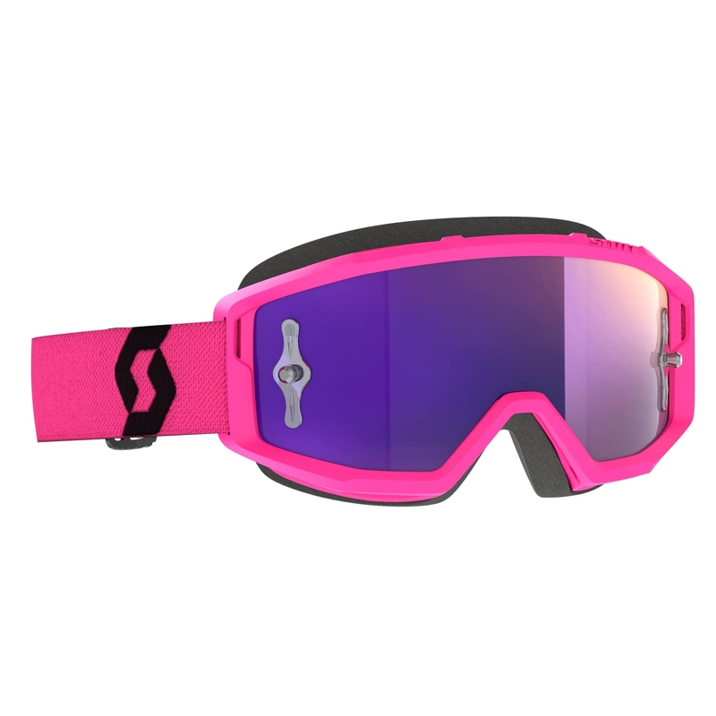 Motocross-Brille Scott PRIMAL CHROME rosa-schwarz-lila