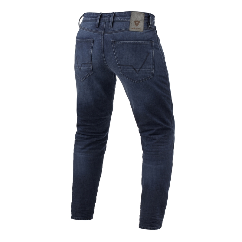 Revit Micah TF erweiterte Jeans für Motorrad, dunkelblau