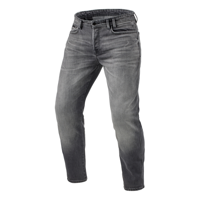 Revit Ortes TF Medium Grey Extended Motorradjeans