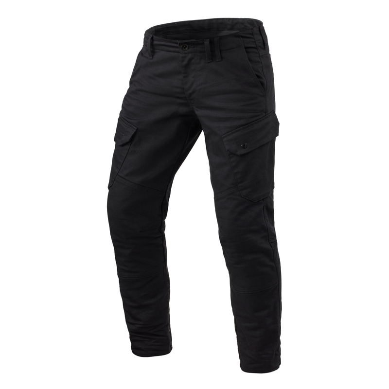 Revit Cargo 2 TF Schwarze Motorradjeans