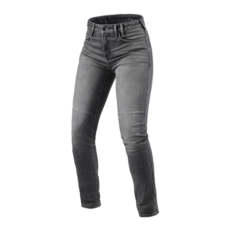 Revit Shelby 2 SK hellgrau Motorradjeans für Damen Ausverkauf
