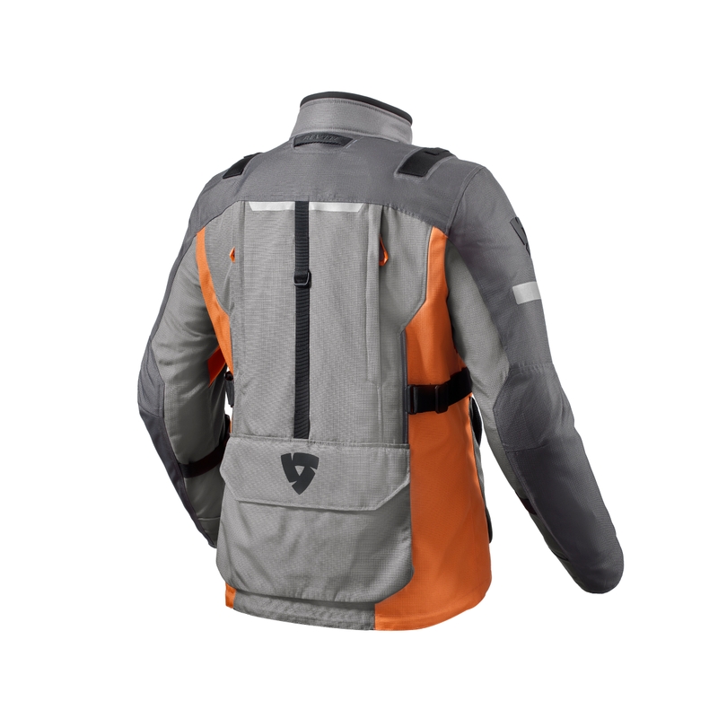 Revit Sand 4 H2O Motorradjacke grau-orange Sale Ausverkauf