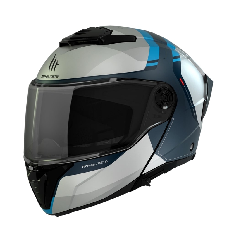 MT ATOM 2 SV EMALLA C17 Motorradhelm matt weiß-blau-türkis