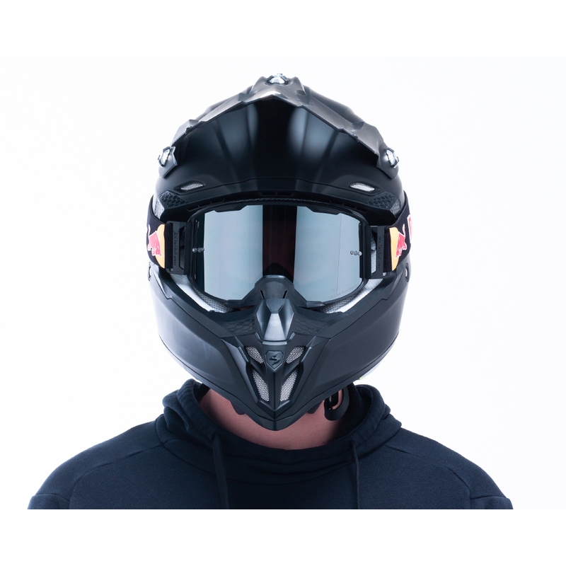 Motocrossbrille Red Bull Spect STRIVE S schwarz mit Rauchglas