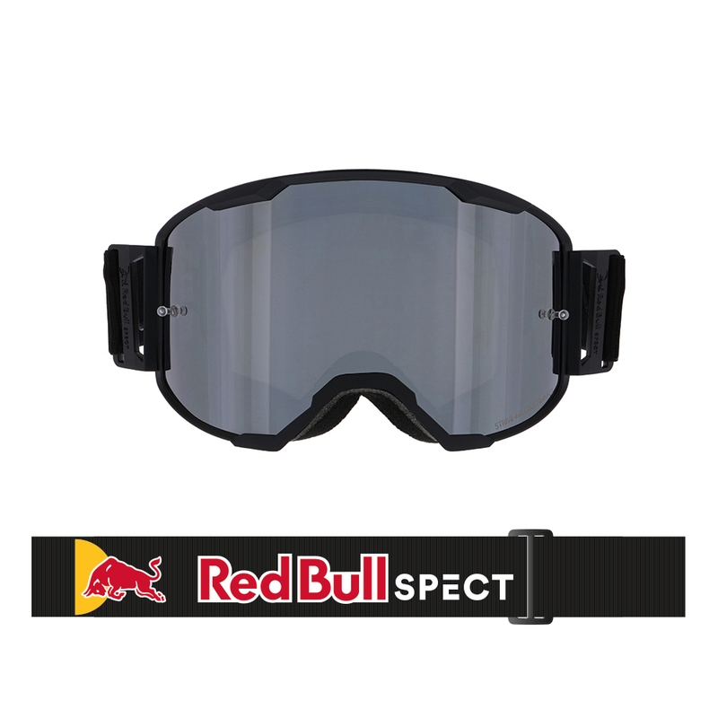 Motocrossbrille Red Bull Spect STRIVE S schwarz mit Rauchglas