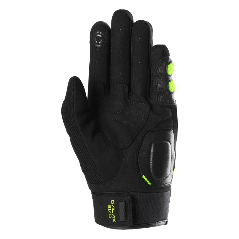 Motorradhandschuhe Furygan Galax EVO schwarz-fluo gelb