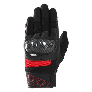 Furygan Galax EVO Motorradhandschuhe schwarz und rot