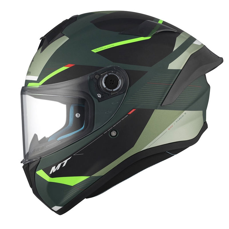 MT TARGO S KAY C6 Integral Motorradhelm matt schwarz-grün