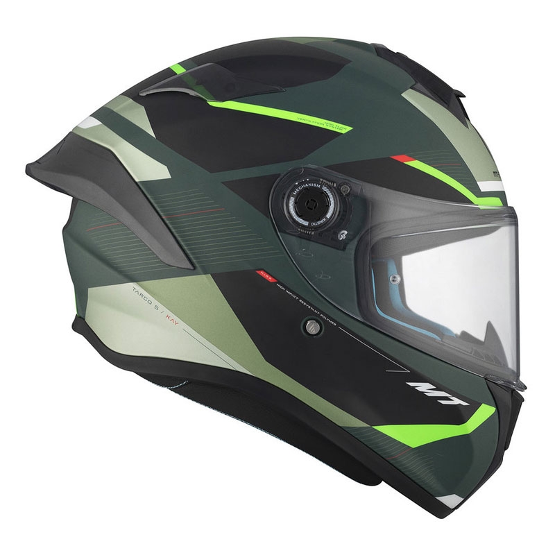 MT TARGO S KAY C6 Integral Motorradhelm matt schwarz-grün
