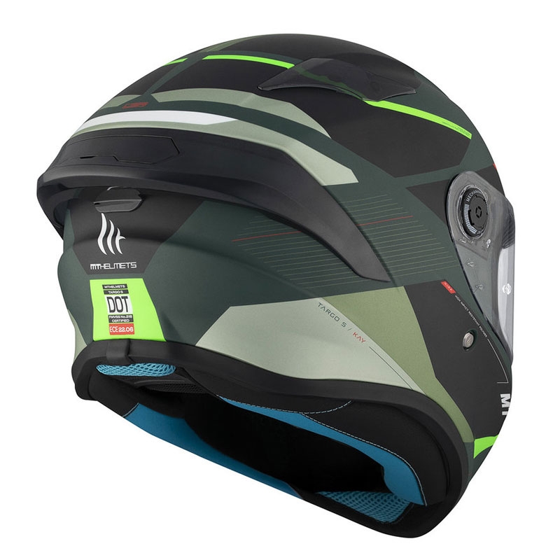 MT TARGO S KAY C6 Integral Motorradhelm matt schwarz-grün