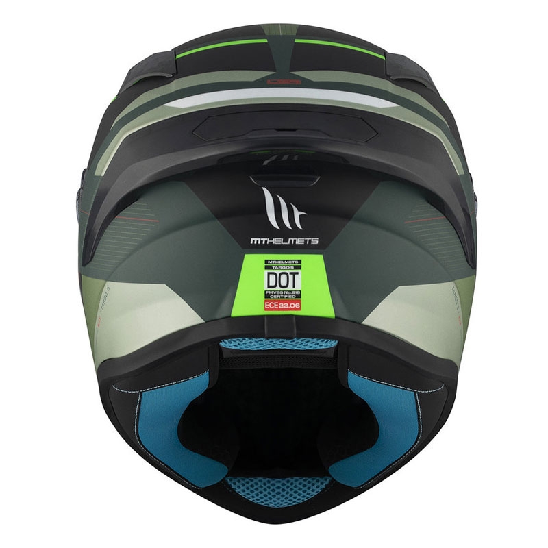MT TARGO S KAY C6 Integral Motorradhelm matt schwarz-grün