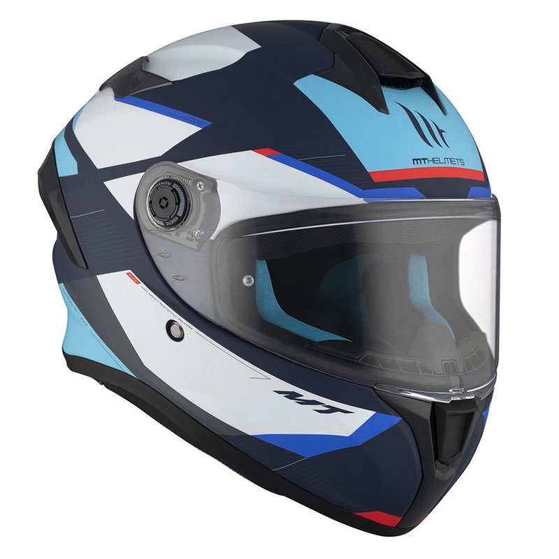 MT TARGO S KAY C7 Integral Motorradhelm matt blau-weiß