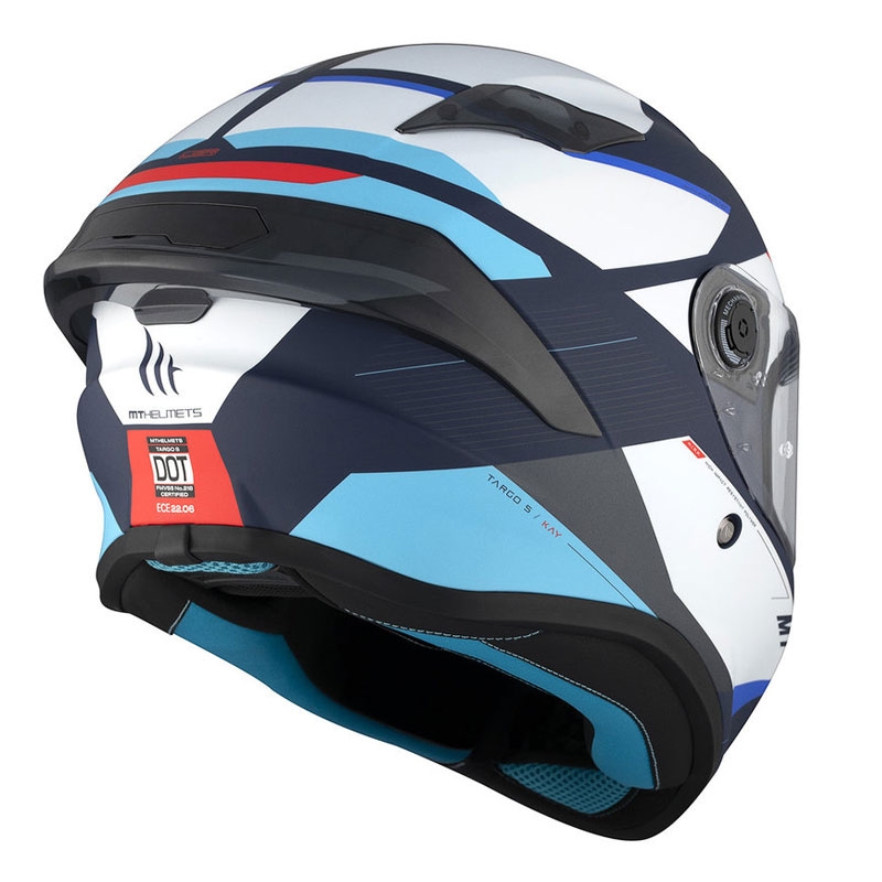 MT TARGO S KAY C7 Integral Motorradhelm matt blau-weiß