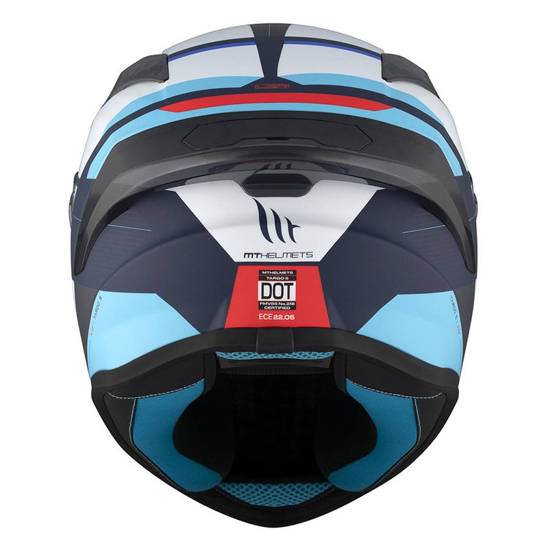 MT TARGO S KAY C7 Integral Motorradhelm matt blau-weiß