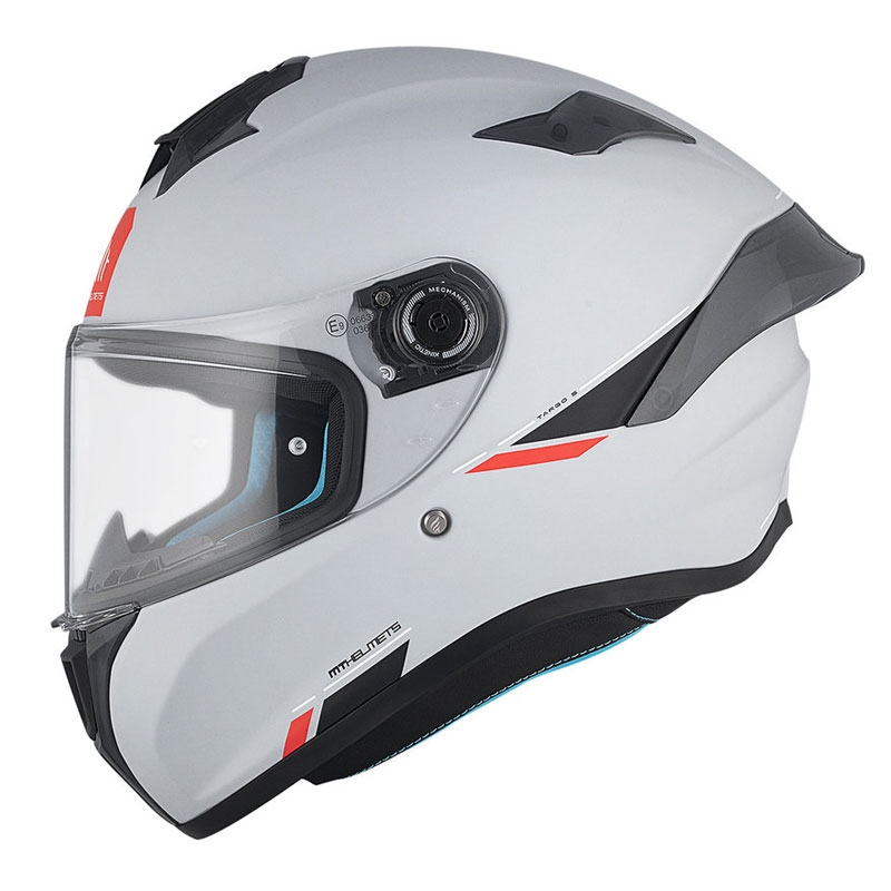 MT TARGO S SOLID A12 Integral Motorradhelm glänzend grau